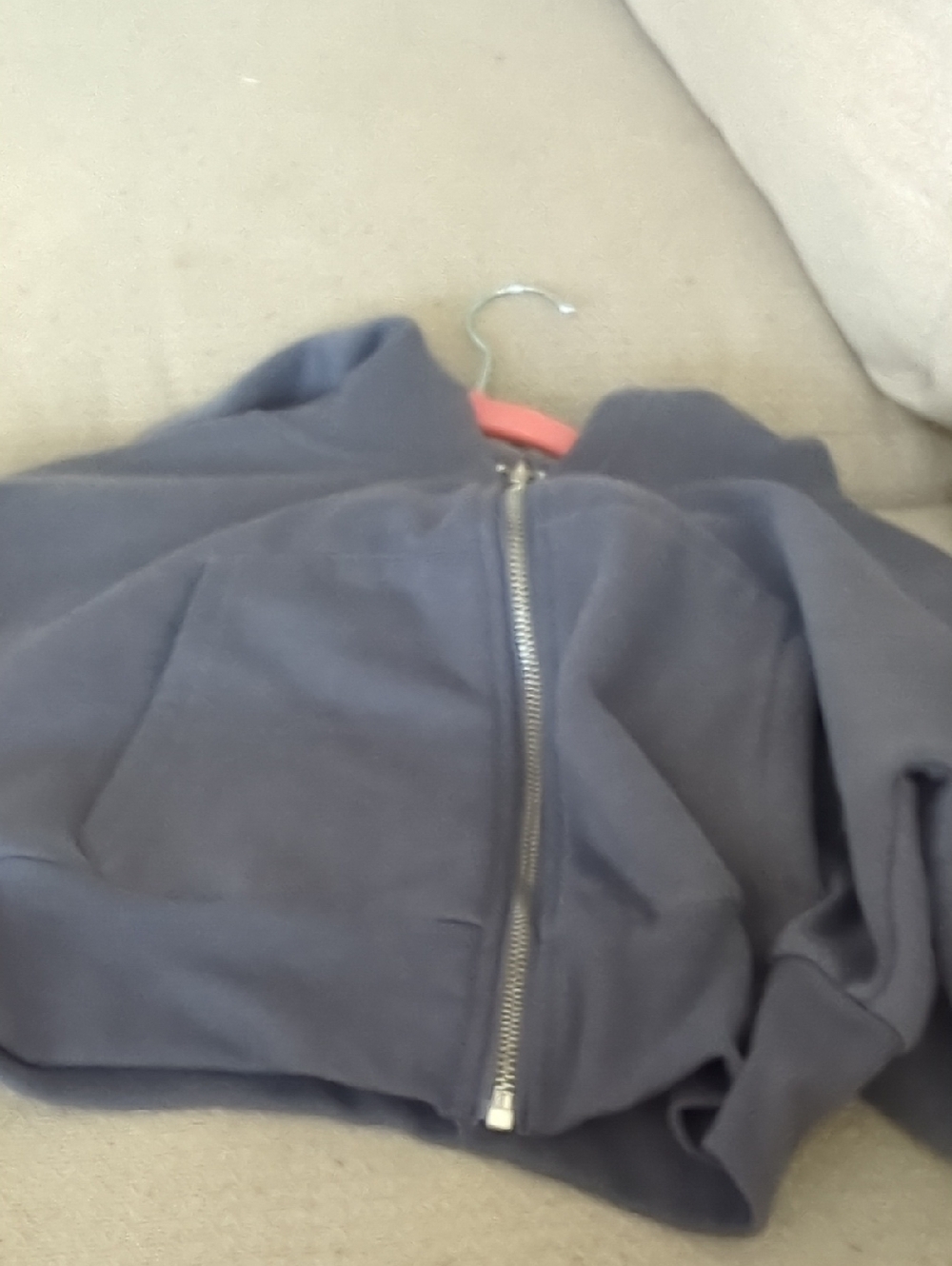 SHEIN Kids Navy Blue Zip-Up Puffer Jacket